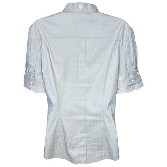 Dolce & Gabbana Khaki Cotton Button Front Shirt Size 42 - Picture 2 of 7